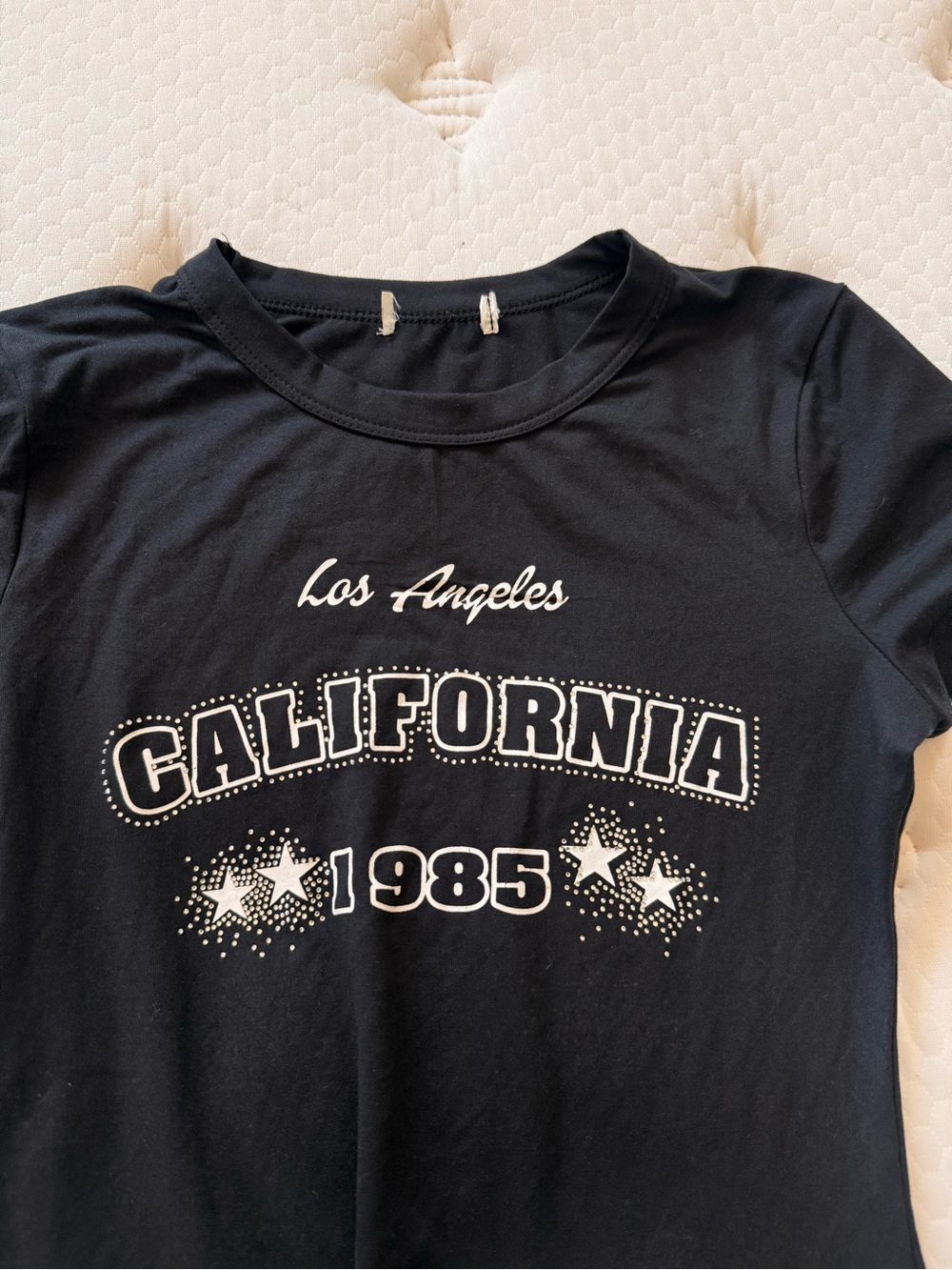 88. Black 'California 1985' Graphic Tee - Picture 2 of 5